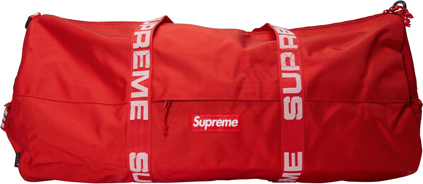 Supreme Shoulder Bag (SS18) Red  Bags, Shoulder bag, Monogrammed leather
