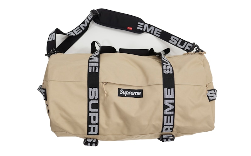 supreme Duffle Bag tan-