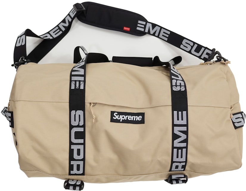 supreme duffle bag black-SS18