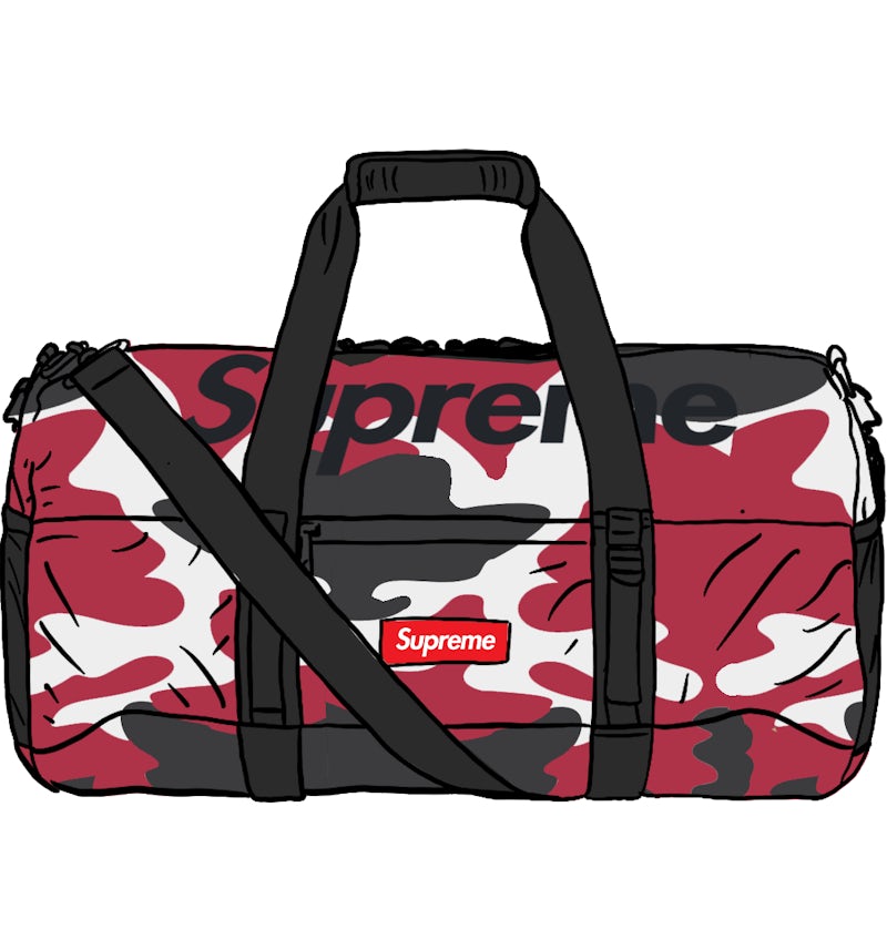 Supreme Duffle Bag SS21 Red Camo SS21 US