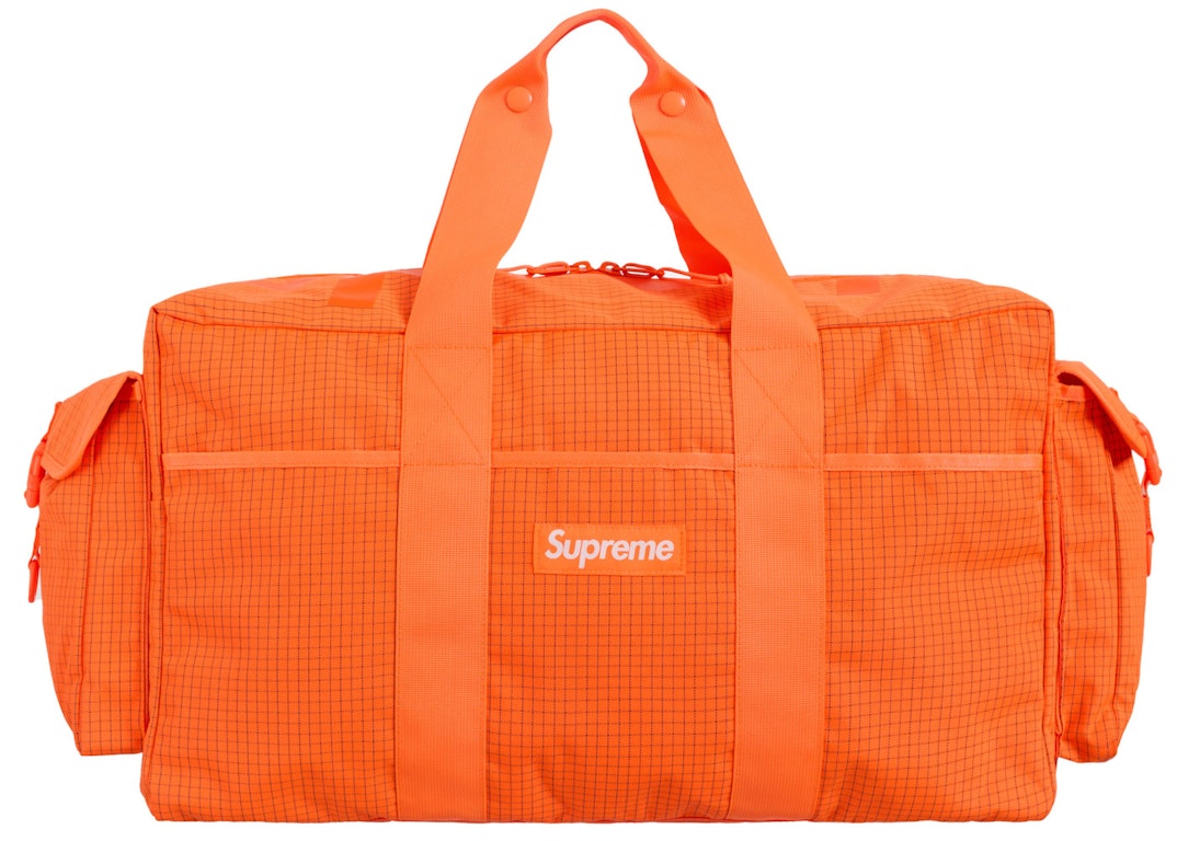 Pre-owned Supreme Duffle Bag (ss24) Orange