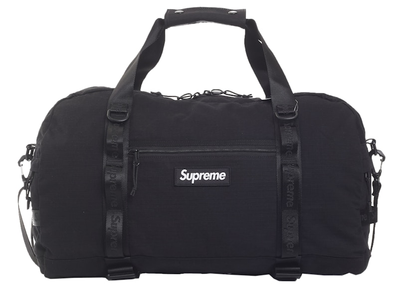 【Supreme】ボディバッグ ブラック ロゴ入り ショルダーバッグ シュプリームボディバッグ ブラック メンズ ナイロン ショルダーバッグ