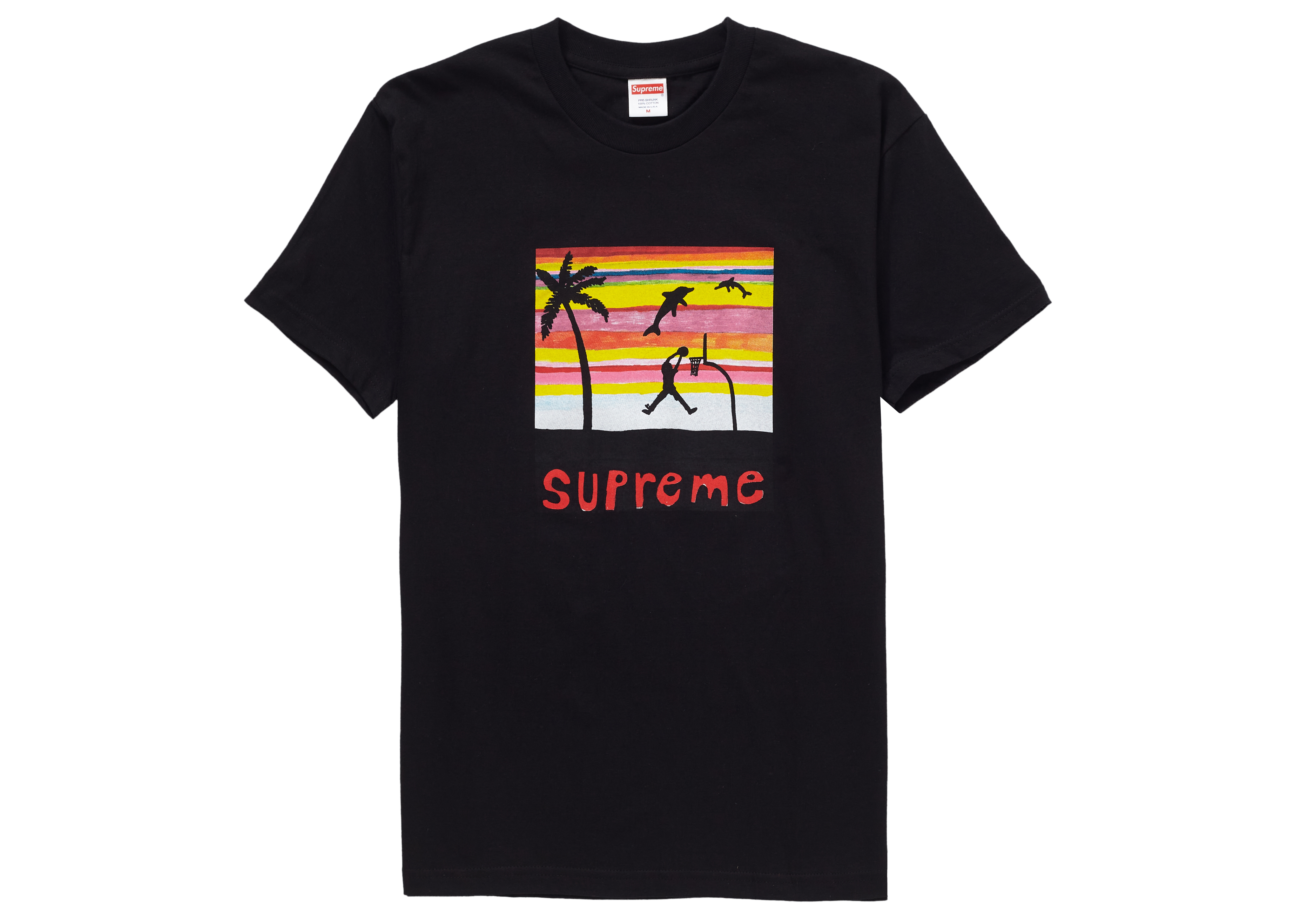 買い オンライン 【黒L】Dunk Tee SUPREME Tシャツ/カットソー(半袖/袖