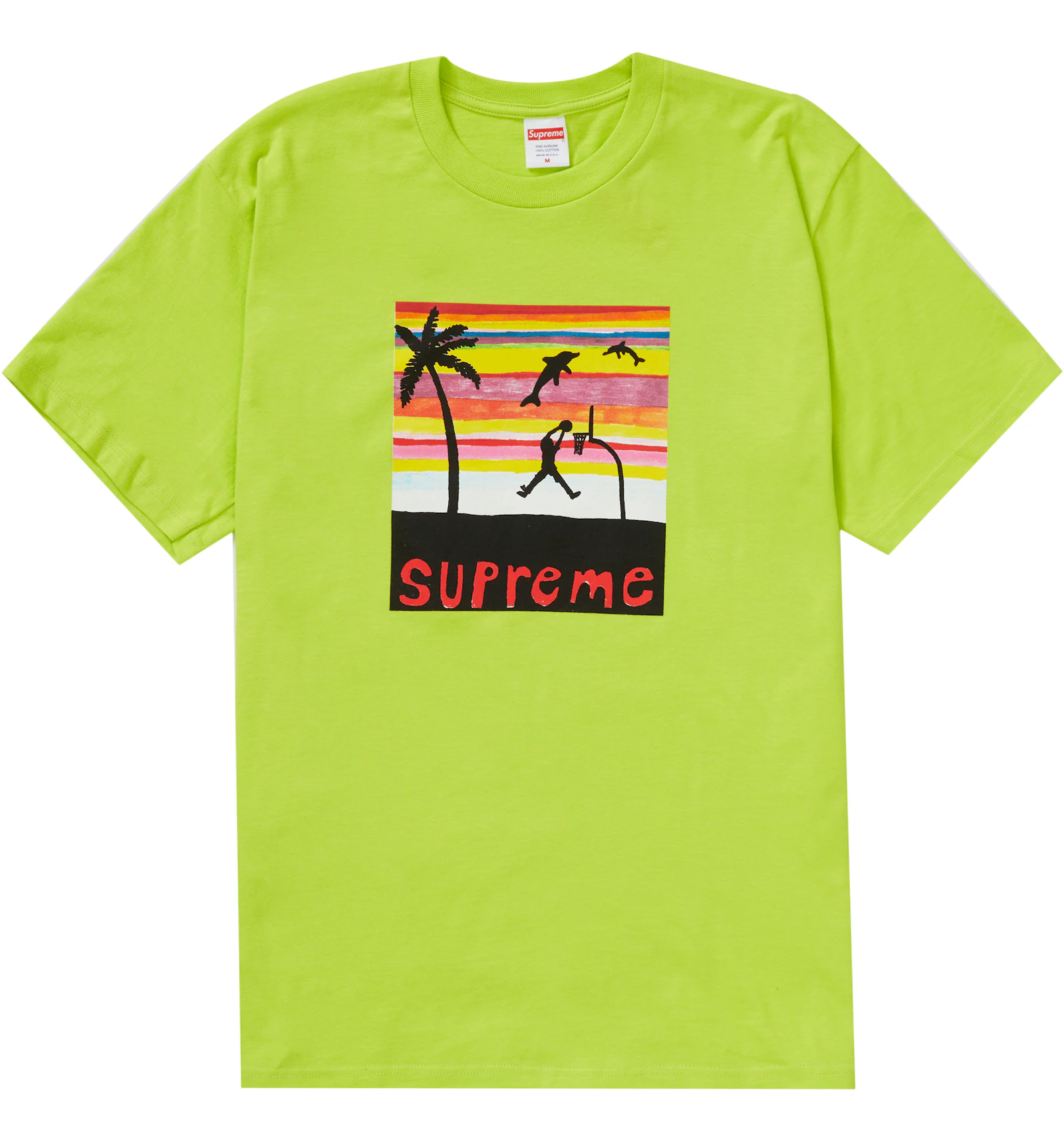 Supreme Dunk Tee Bright Green - SS21 - DE