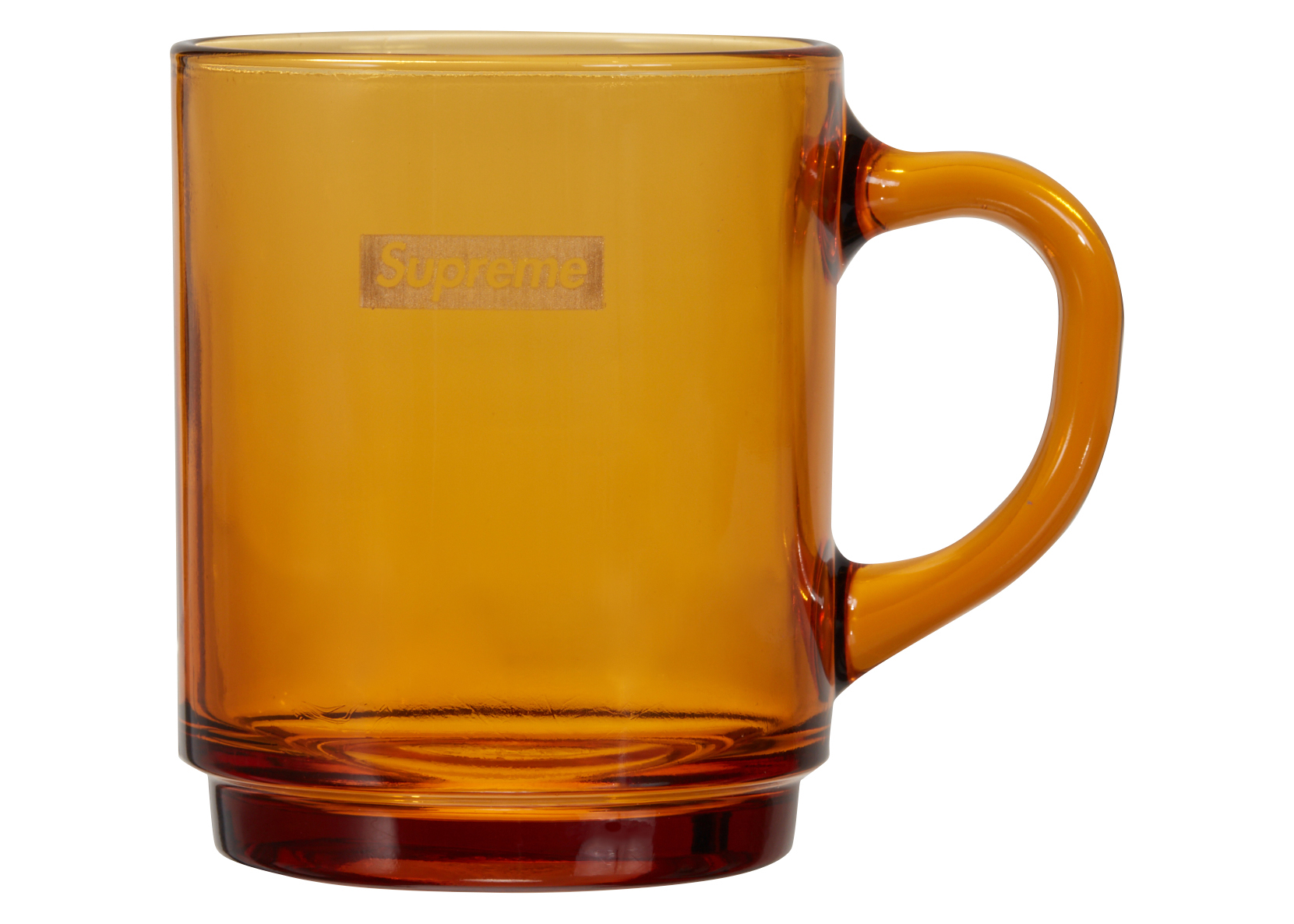 Supreme Duralex Glass Mugs (Set of 6) Amber