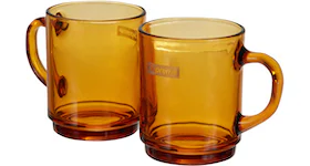 Supreme Duralex Glass Mugs (Set of 6) Amber