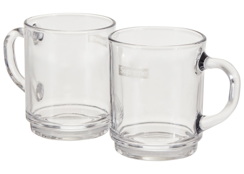 Supreme Duralex Glass Mugs (Set of 6) Clear