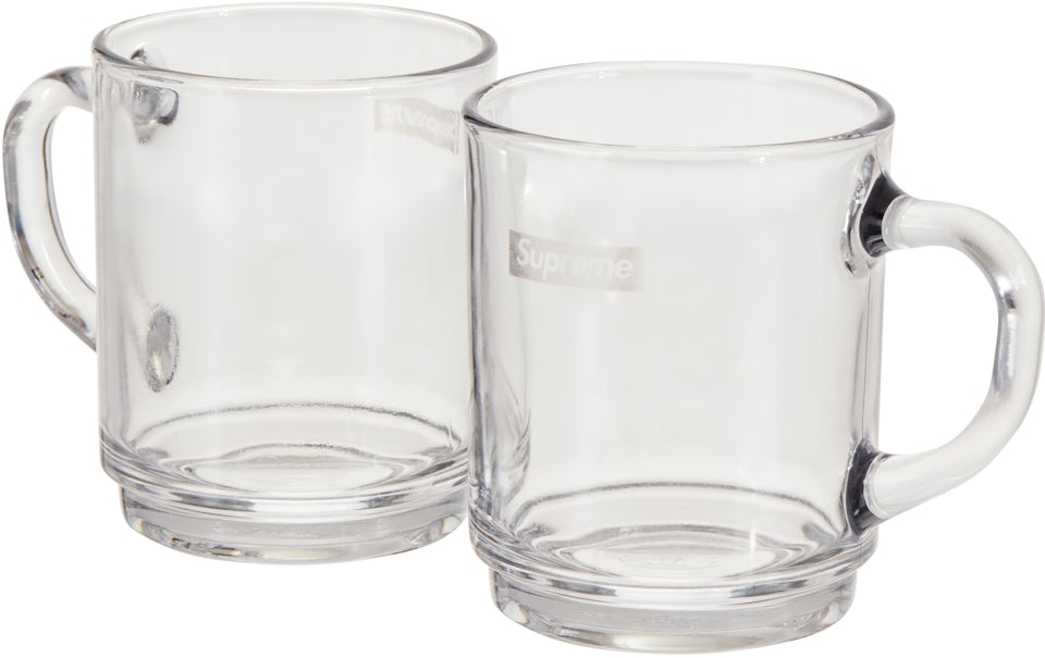 Supreme Duralex Glass Mugs Clear (Set of 6)