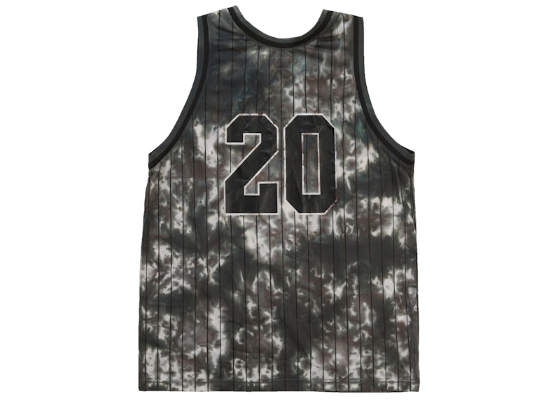 Supreme Dyed Basketball Jersey Black Men's - FW20 - US