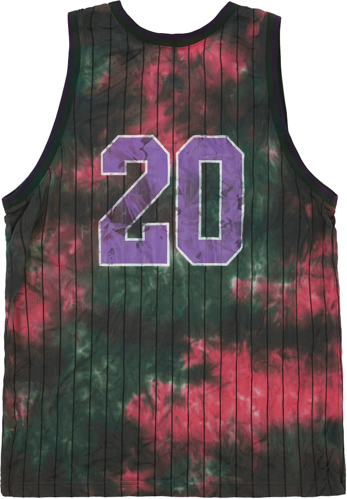 Supreme Dyed Basketball Jersey Green Men's - FW20 - US