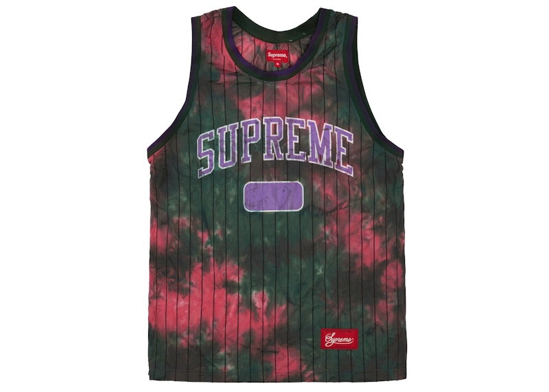 Supreme Dyed Basketball Jersey Green Men's - FW20 - US