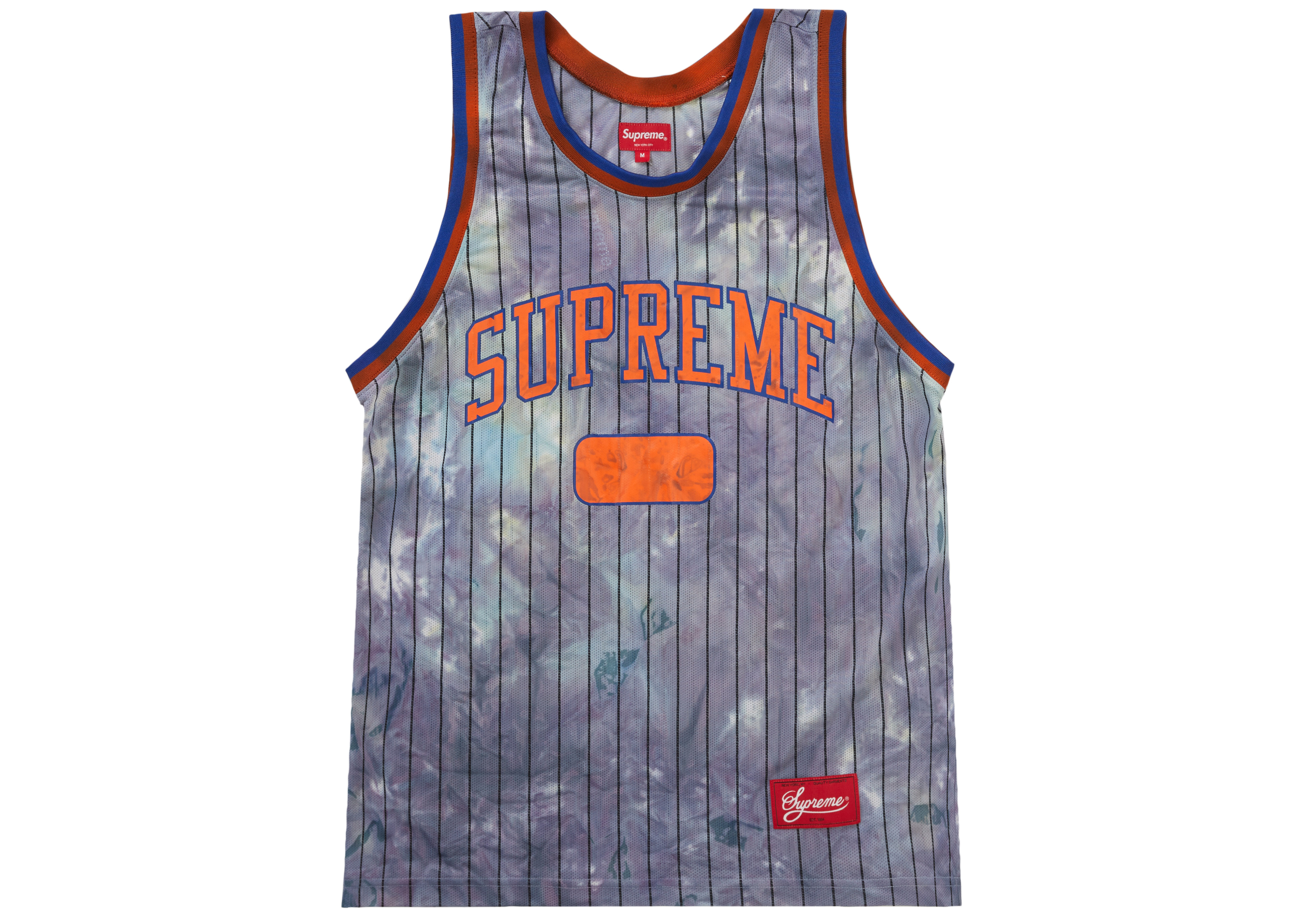 Supreme Dyed Basketball Jersey Royal