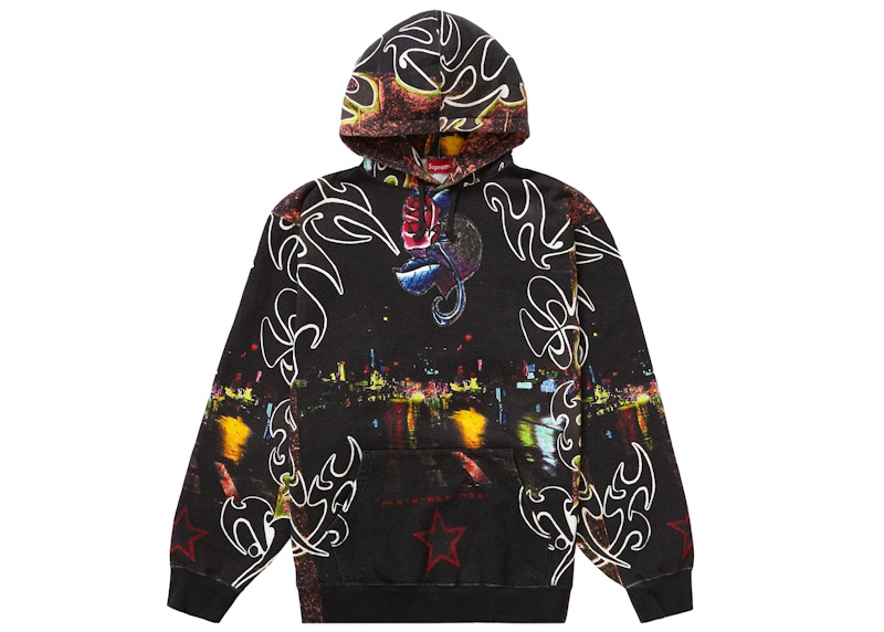 Supreme East Broadway Hooded Sweatshirt Night Men's - SS22 - US