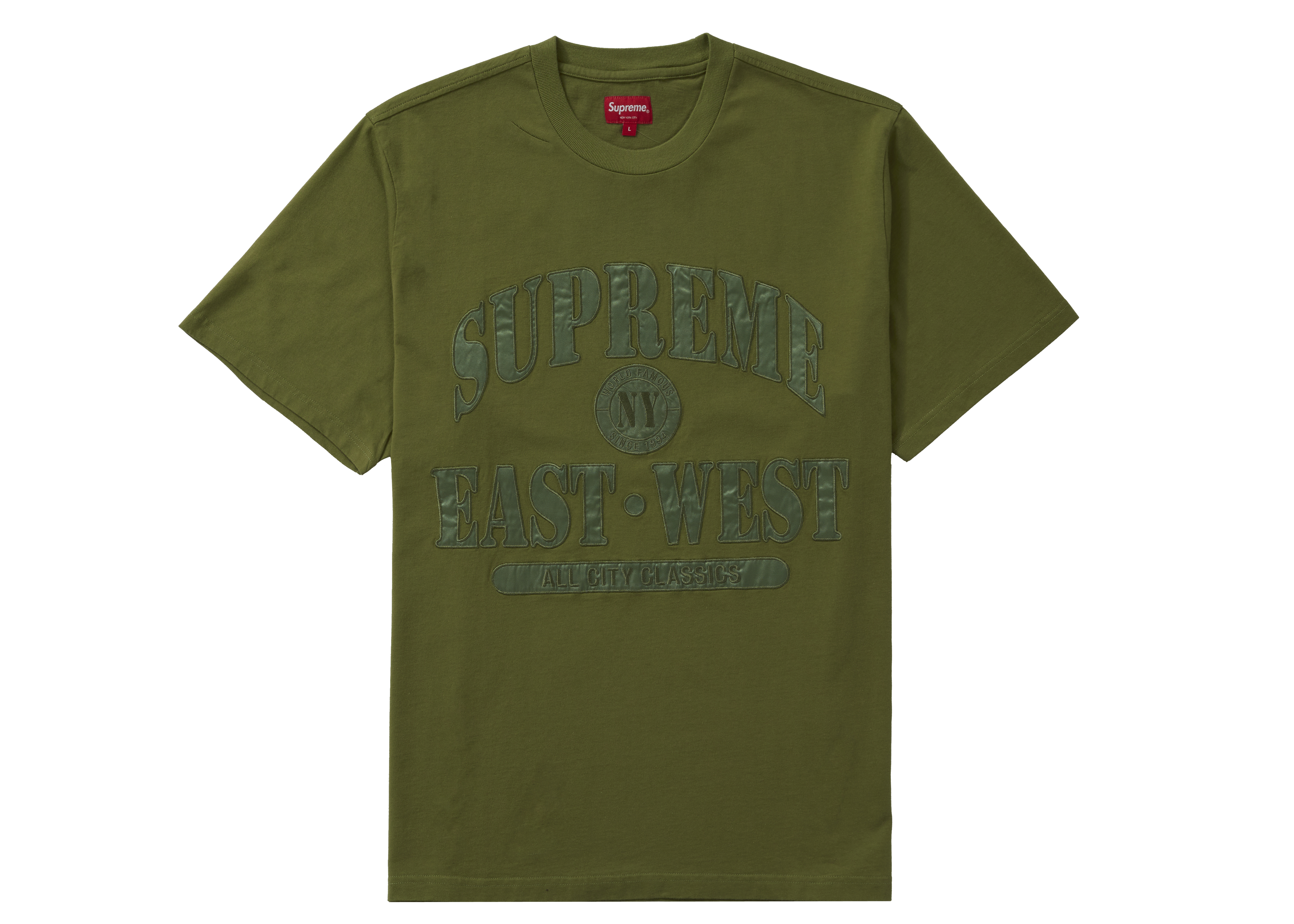 Supreme East West S/S Top Olive Men's - FW21 - US