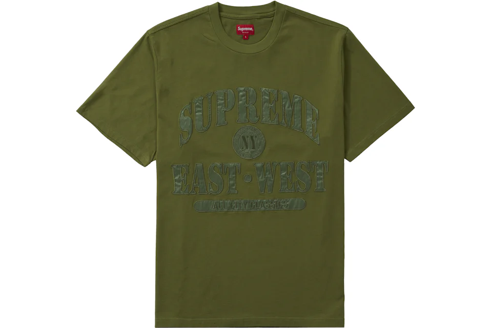 Supreme East West S/S Top Olive