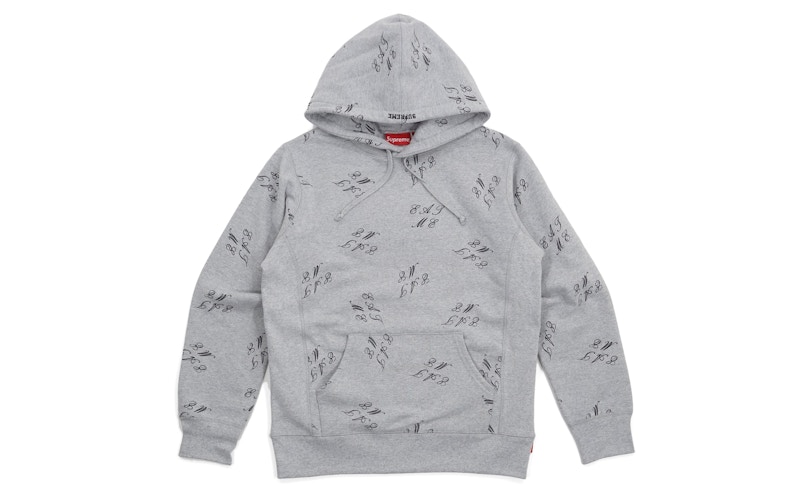 Supreme Eat Me Hooded Sweatshirt Heather Grey メンズ - FW15 - JP