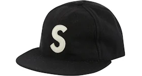 Supreme Ebbets S Logo Fitted 6-Panel Black