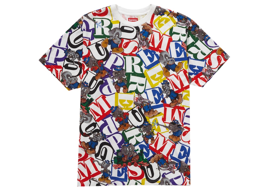 Pre-owned Supreme Elephant S/s Top Multicolor