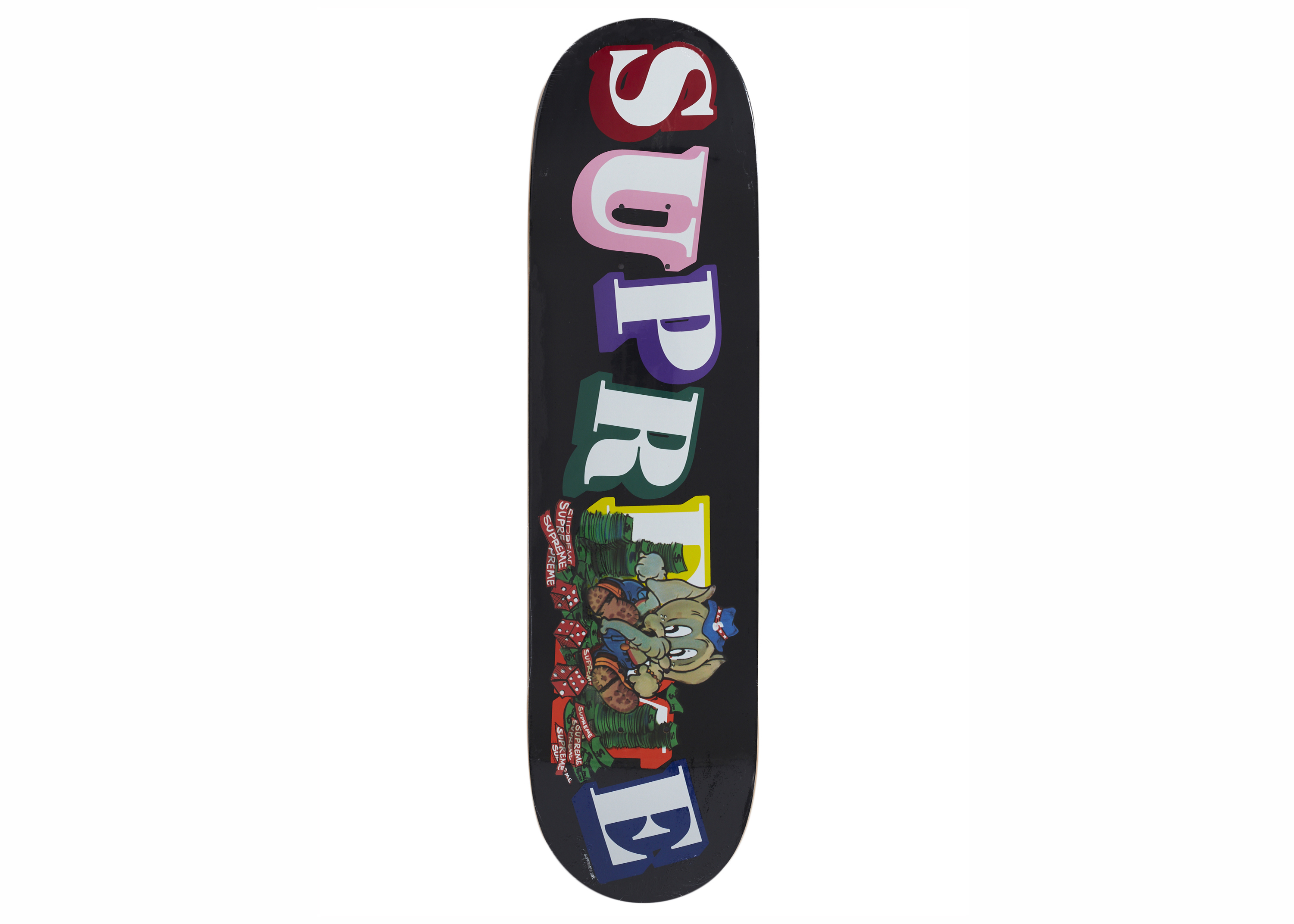 Supreme Elephant Skateboard Deck Black - FW22 - US