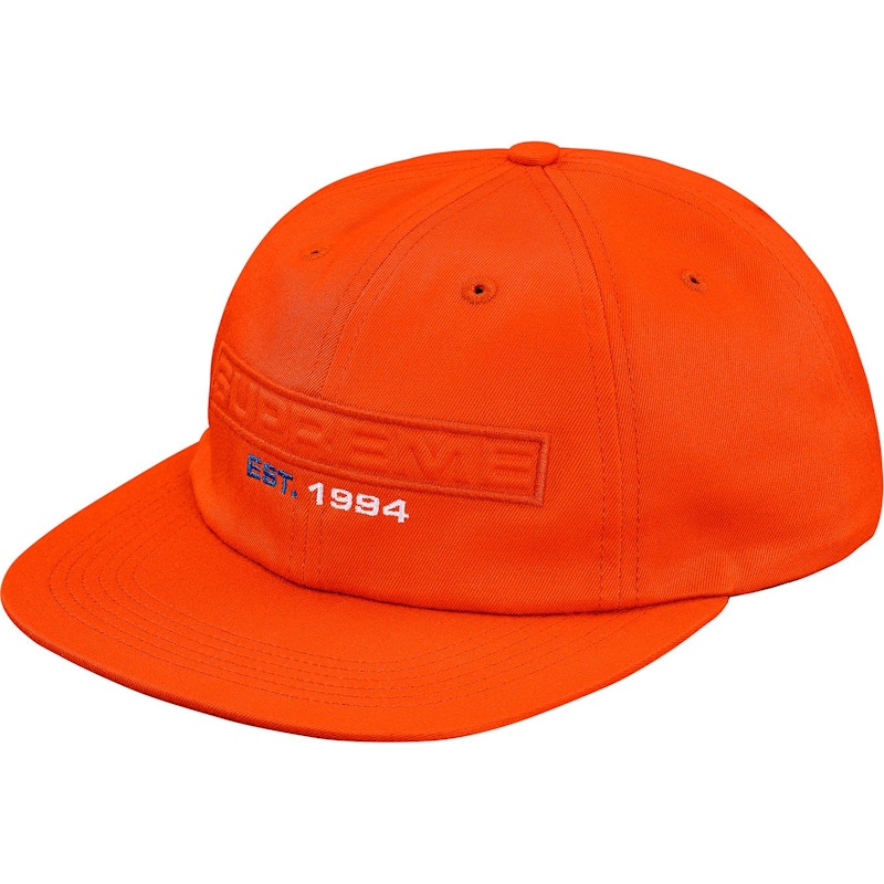 Supreme Embossed Logo 6-Panel Orange - SS18 - US