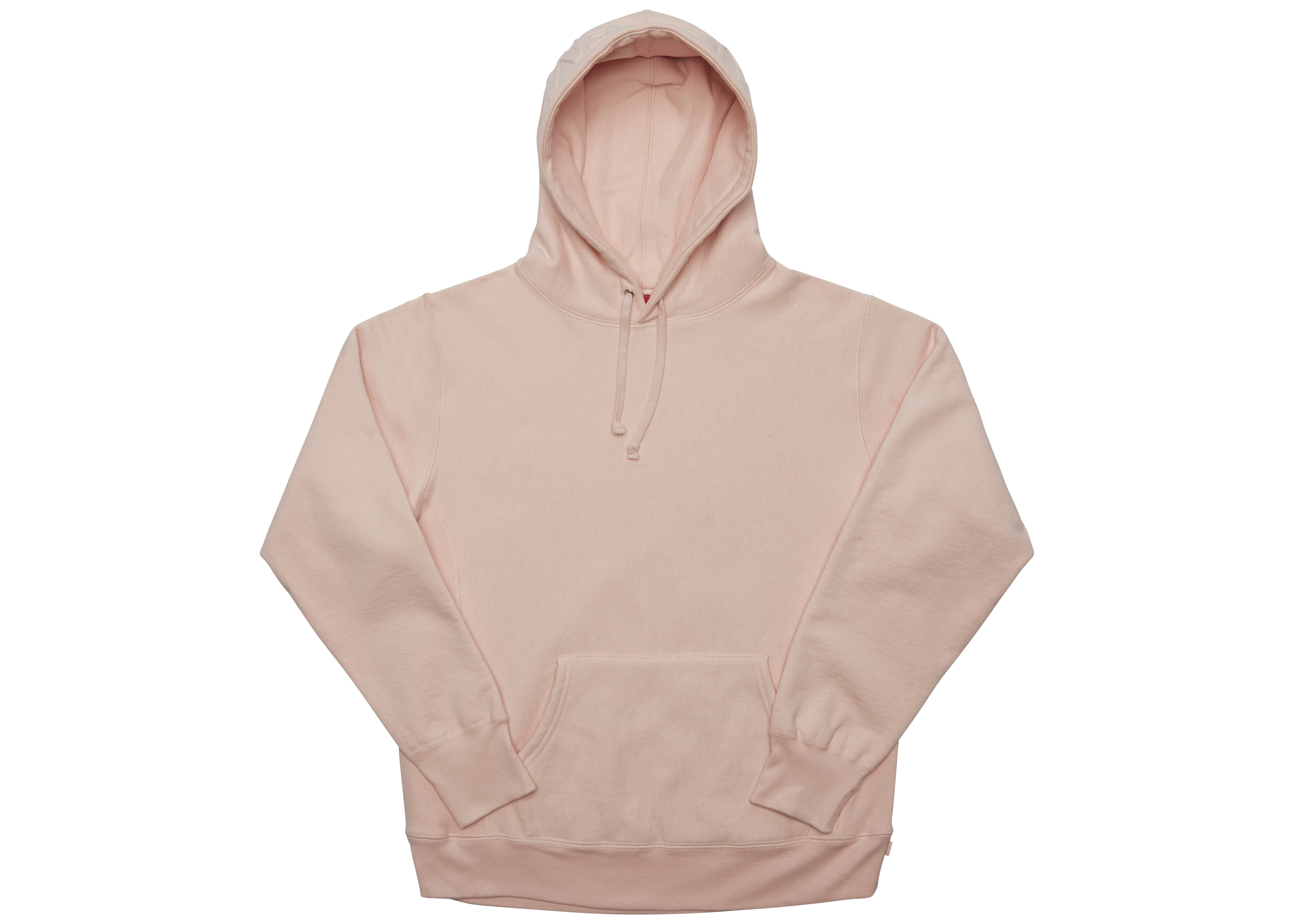 Supreme Embossed Logo Hooded Sweatshirt Pale Pink