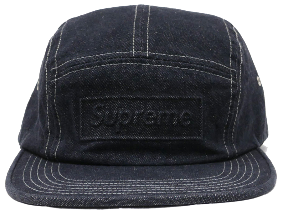 Supreme Embossed Stone Washed Camp Cap Black - SS16 - US