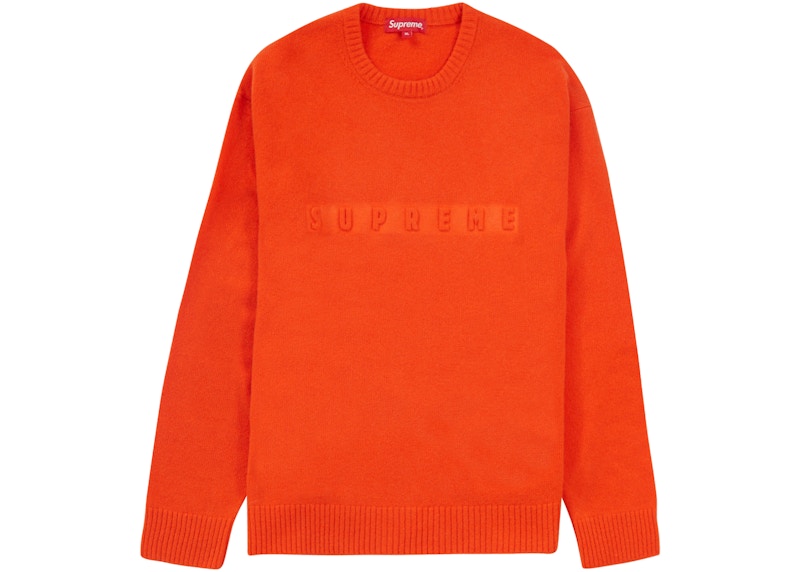 Orange supreme outlet sweater