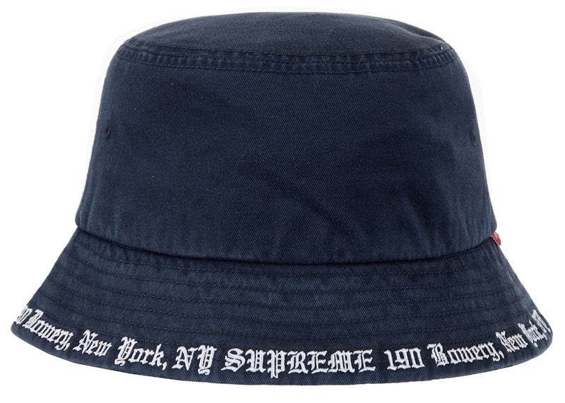 Supreme Embroidered Brim Crusher Navy - SS23 - GB