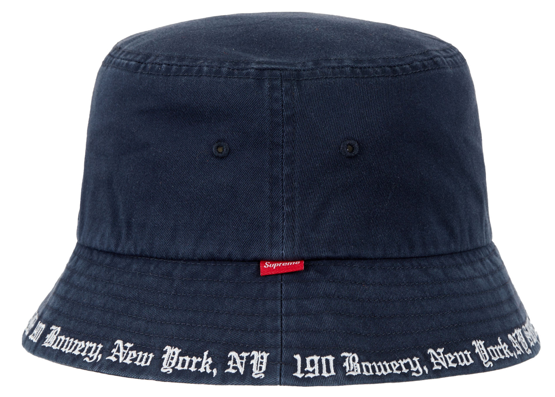 Supreme Embroidered Brim Crusher Navy - SS23 - US