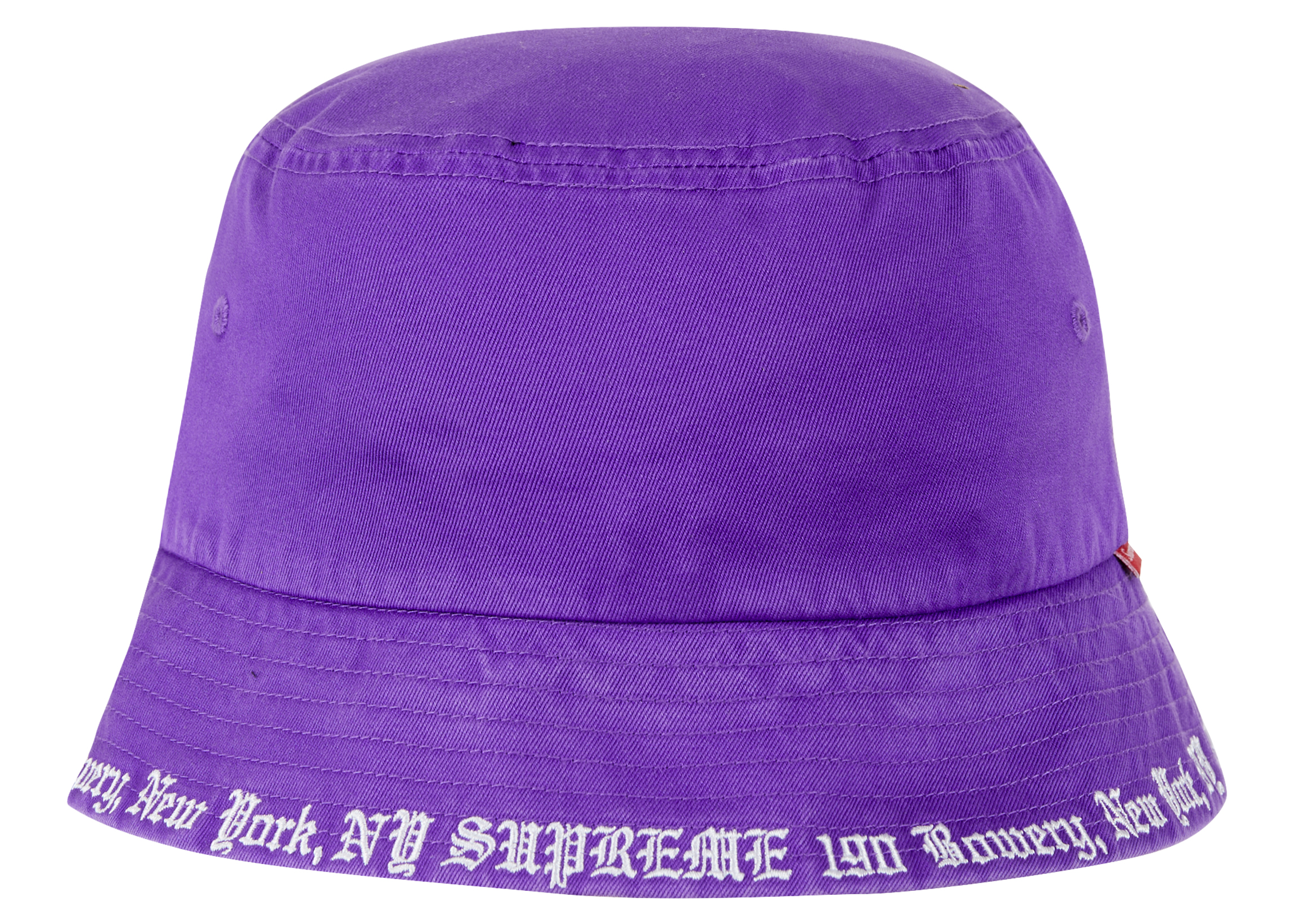 Supreme Embroidered Brim Crusher Purple - SS23 - US