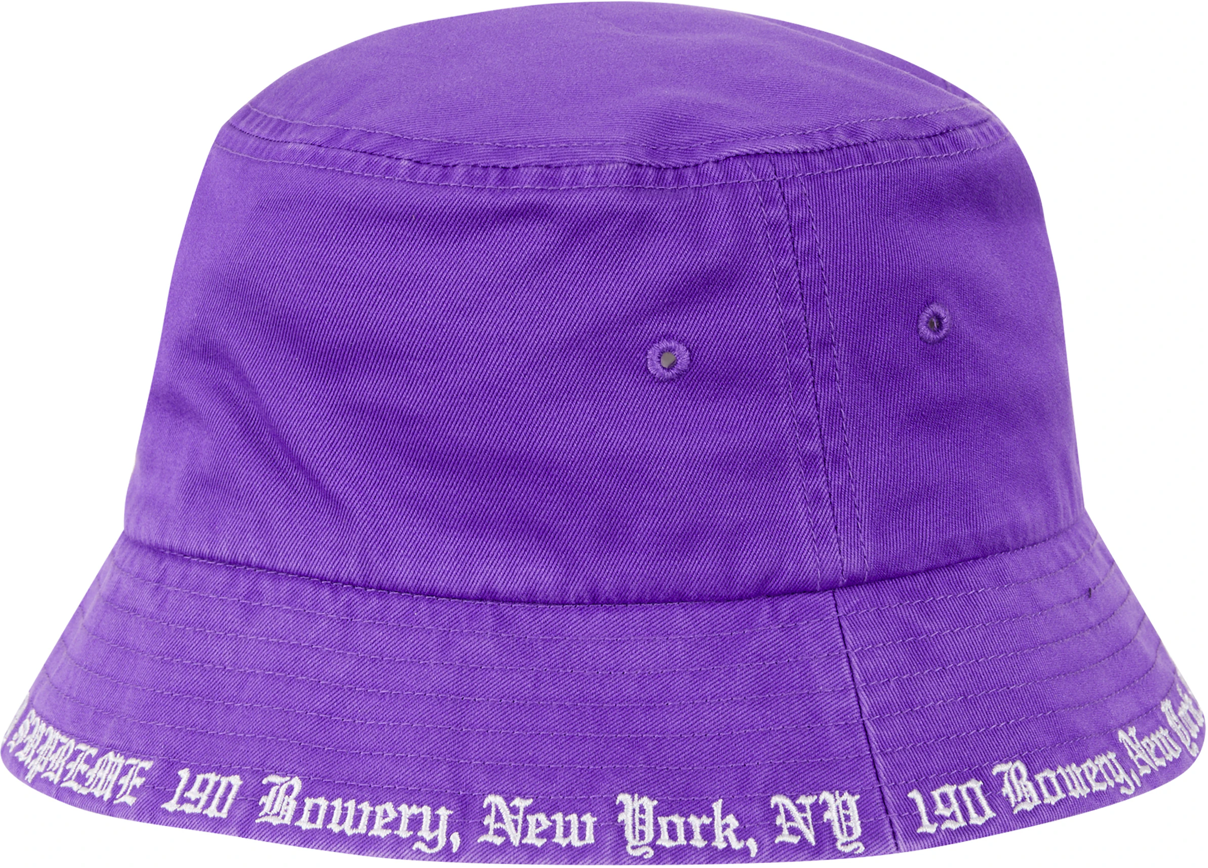 Supreme Embroidered Brim Crusher Purple - SS23 - DE