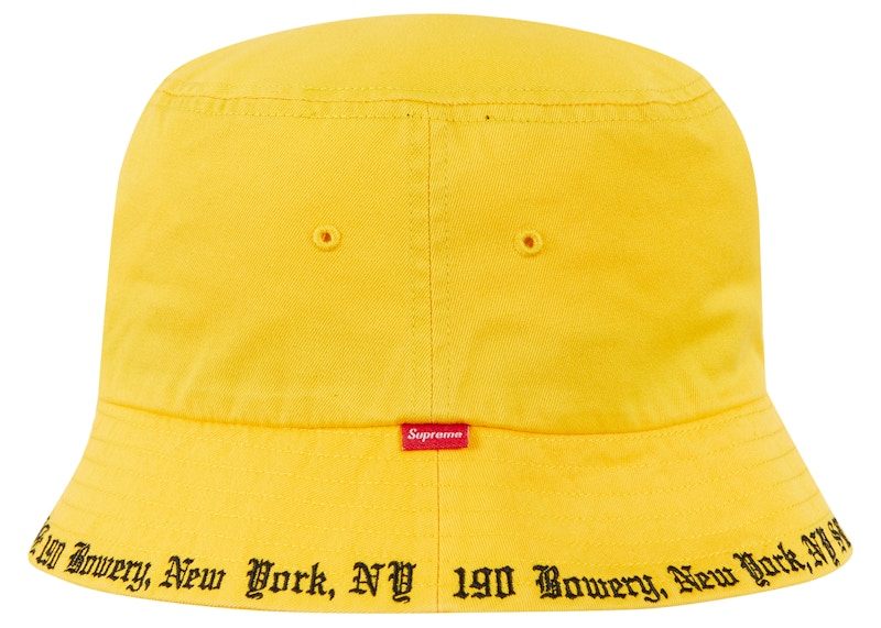 Supreme Embroidered Brim Crusher Yellow - SS23 - GB