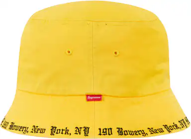 Supreme Embroidered Brim Crusher Yellow - SS23 - DE