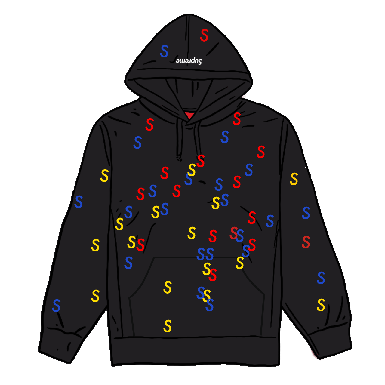 2024正規品supreme embroidered s hooded sweatshirt トップス