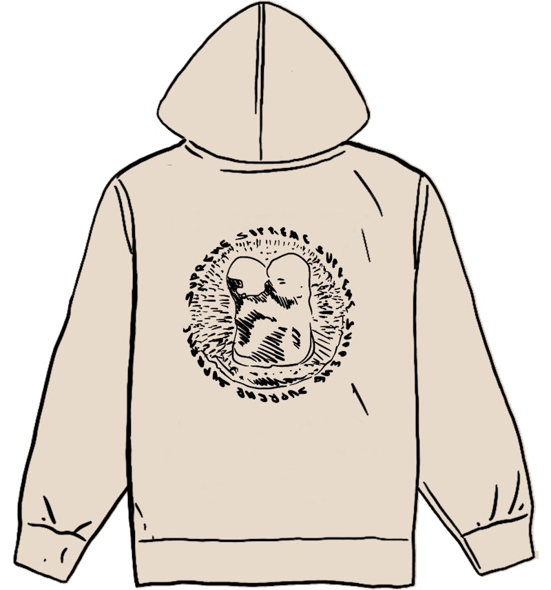 Sudadera con capucha Supreme Embryo Natural Hombre SS20 MX
