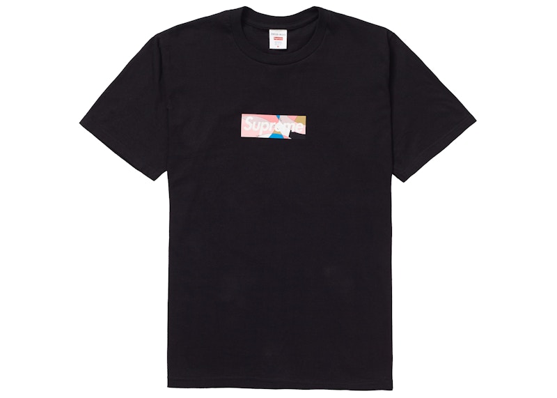 Supreme Emilio Pucci Box Logo Tee Black/Blue Men's - SS21 - US