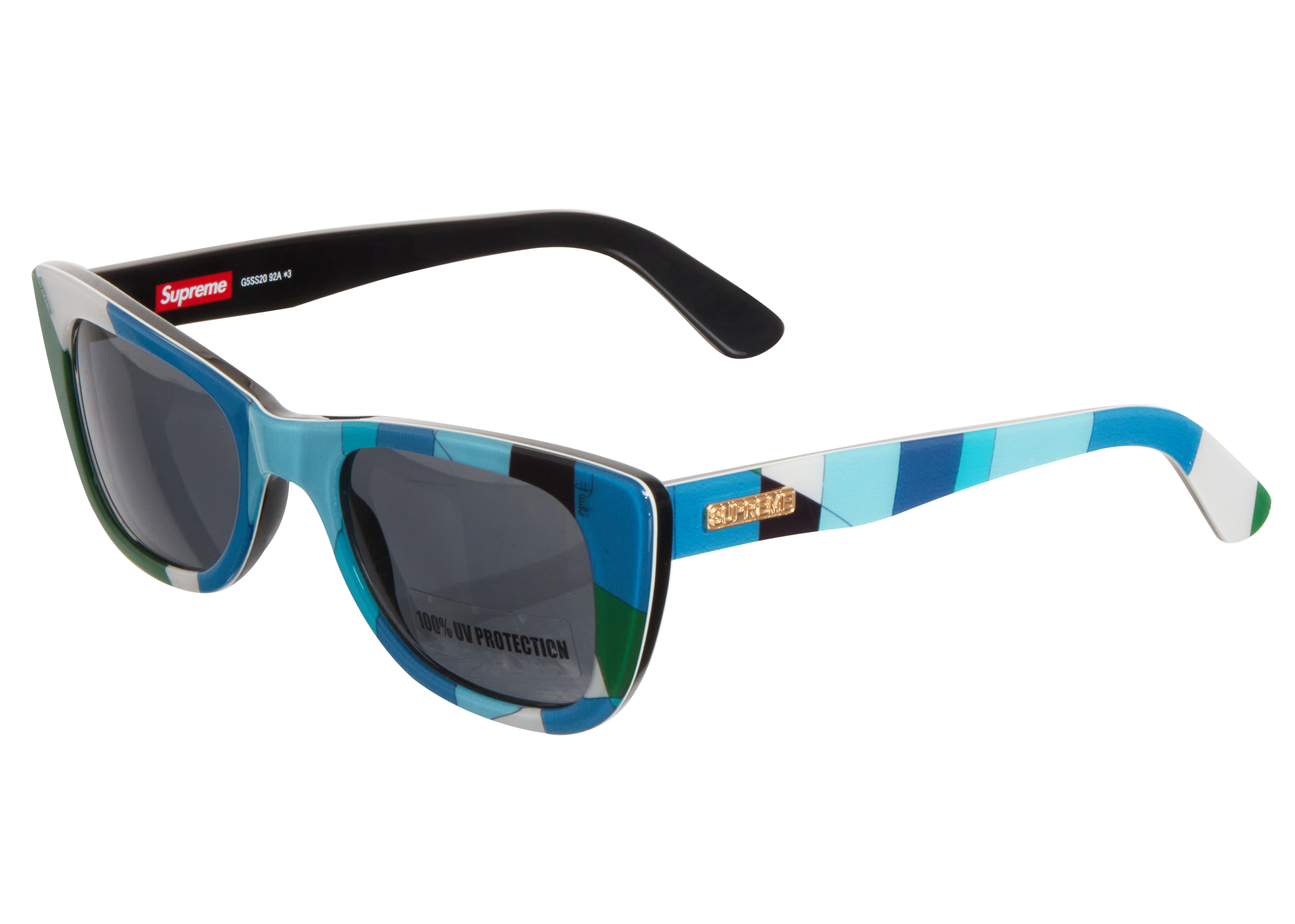 Supreme Emilio Pucci Cat Sunglasses Blue - SS21 - US