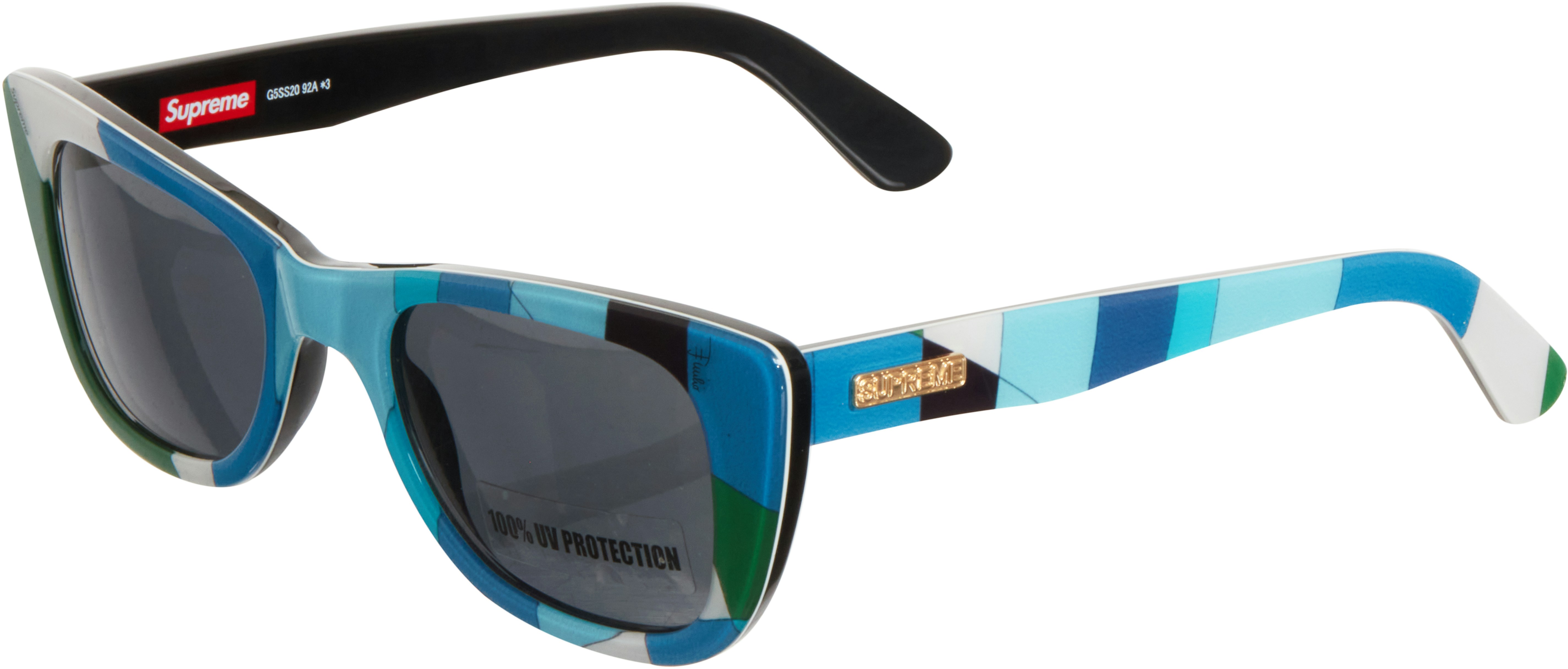 Supreme Emilio Pucci Cat Sunglasses Blue - SS21