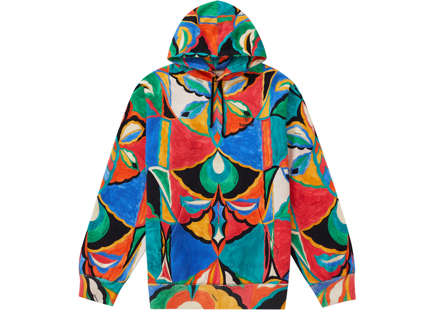Supreme multicolor hoodie Clearance