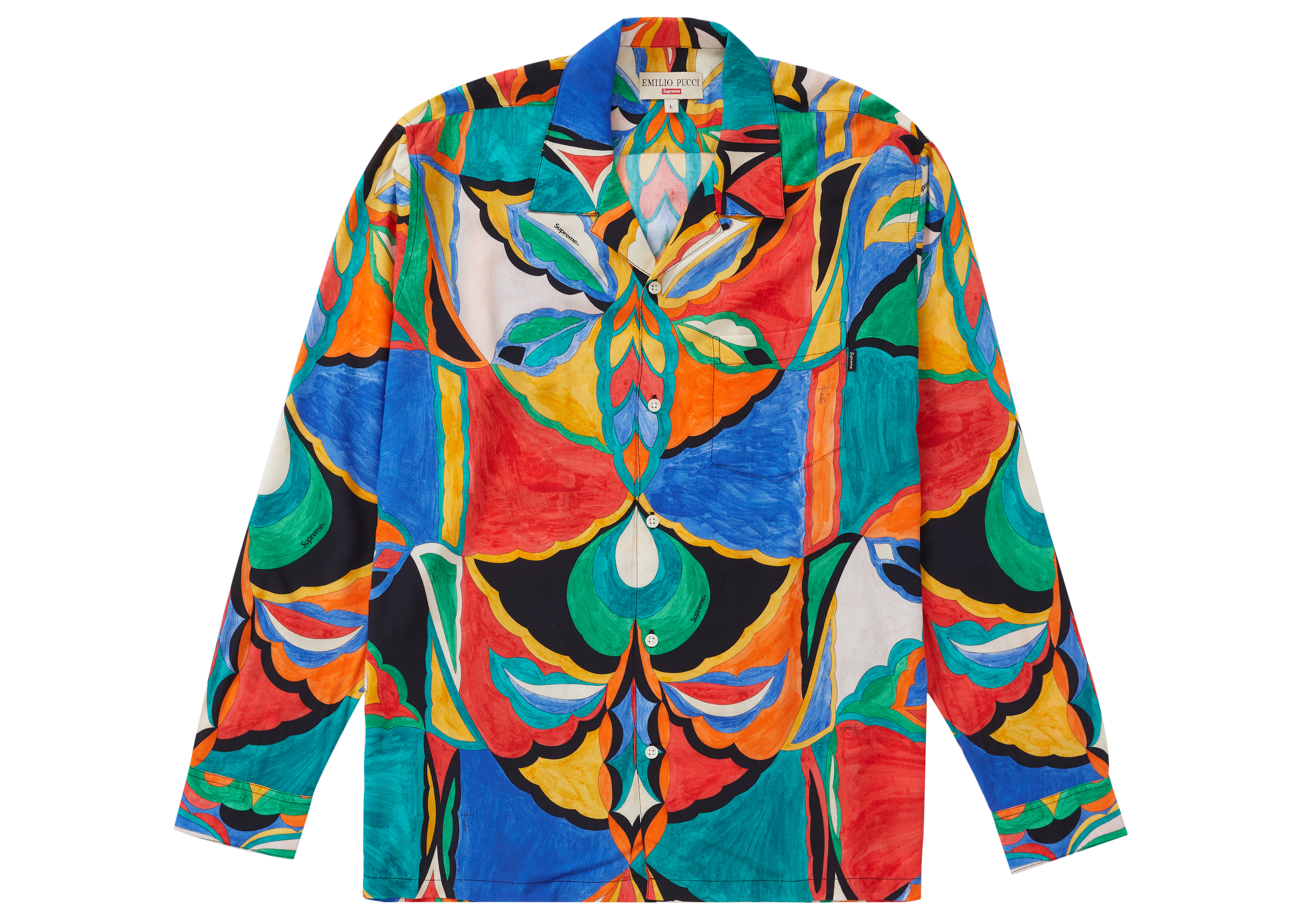 Supreme Emilio Pucci L/S Shirt Multicolor
