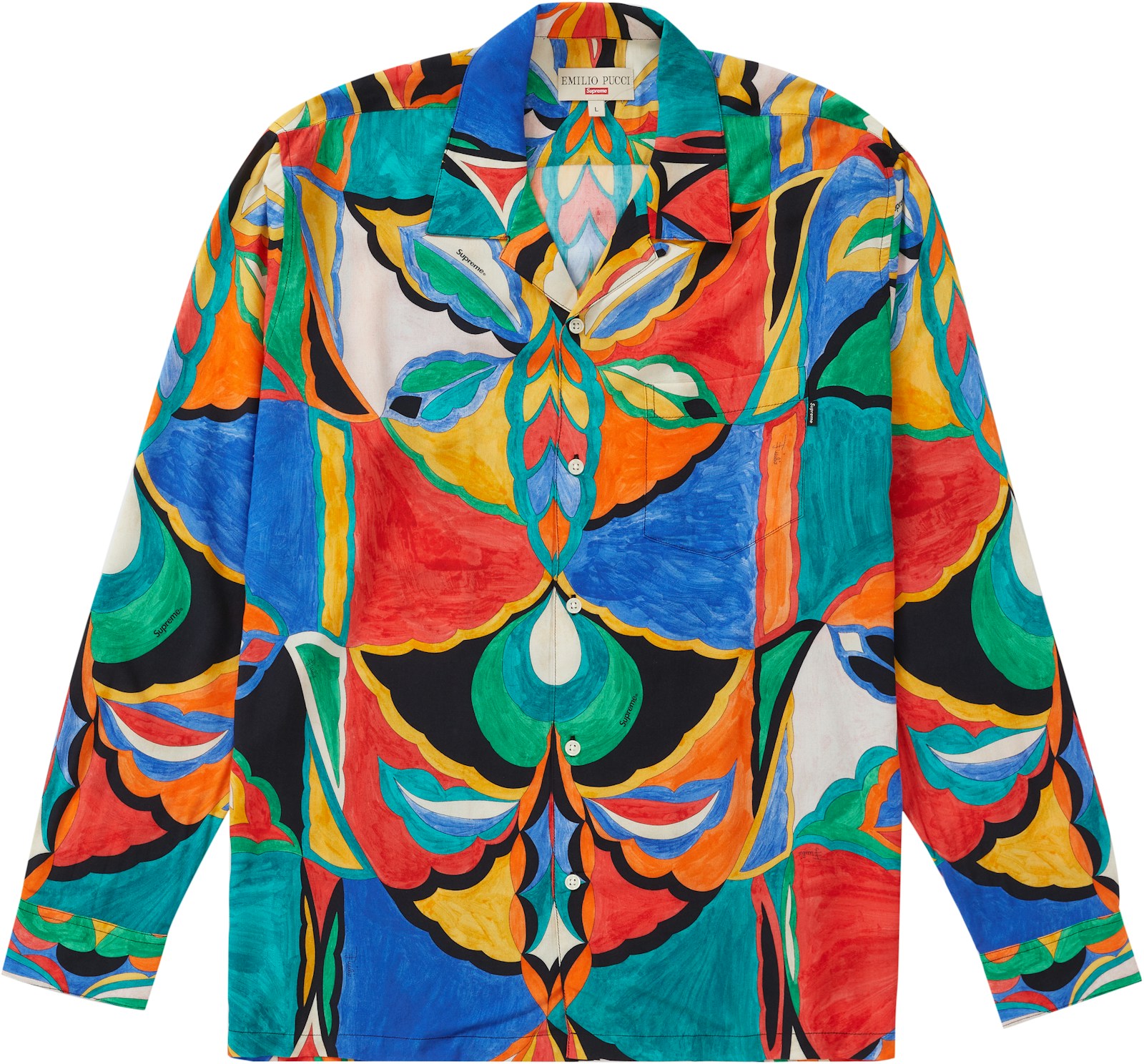 Supreme Emilio Pucci L/S Shirt Multicolor - SS21