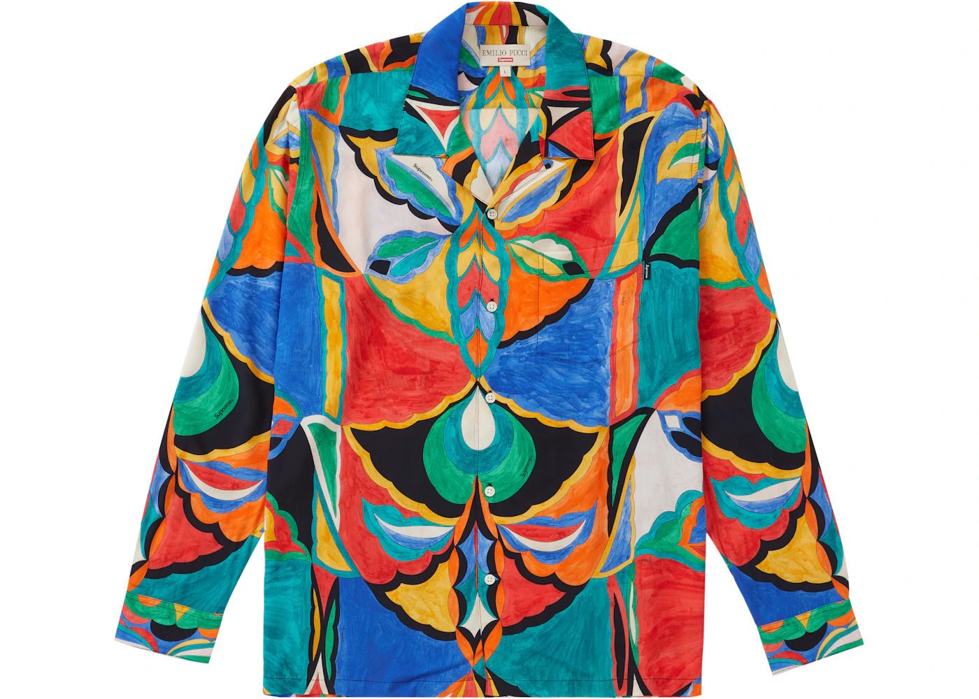 Supreme Emilio Pucci L/S Shirt Multicolor Men's - SS21 - US