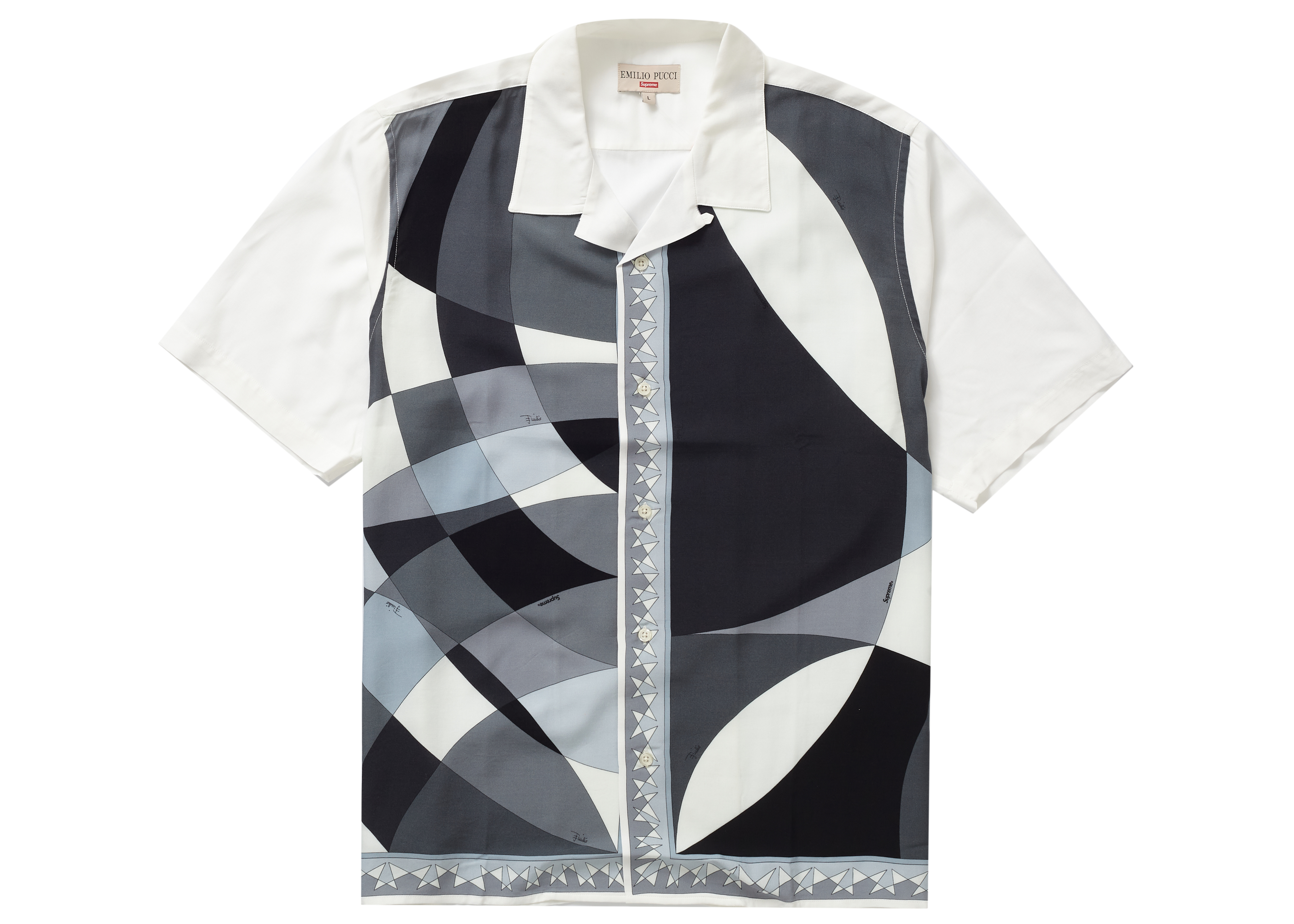 Supreme Emilio Pucci S/S Shirt Black - SS21 メンズ - JP