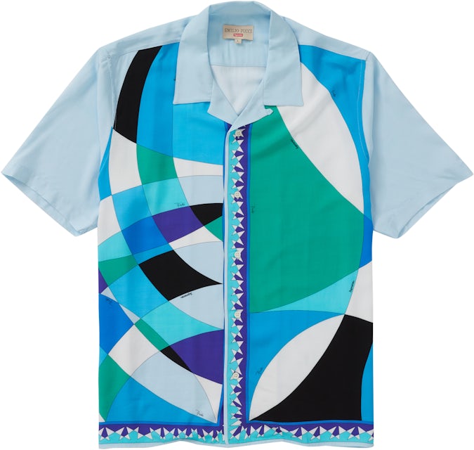 Mens Emilio Pucci x Supreme Jersey size Medium new in Bag with Tags - Blue