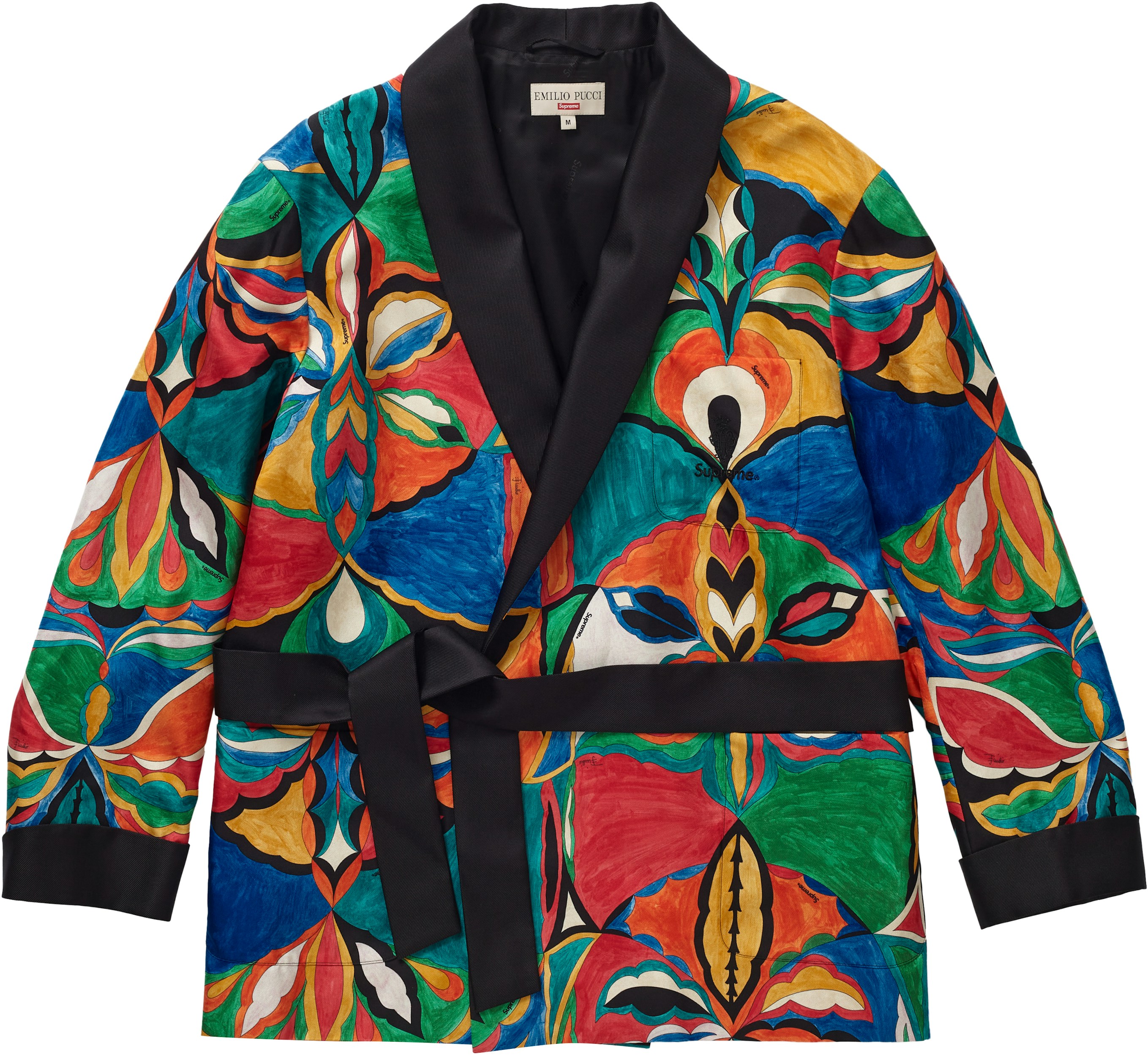 Supreme Emilio Pucci Silk Smoking Jacket Multicolor - SS21