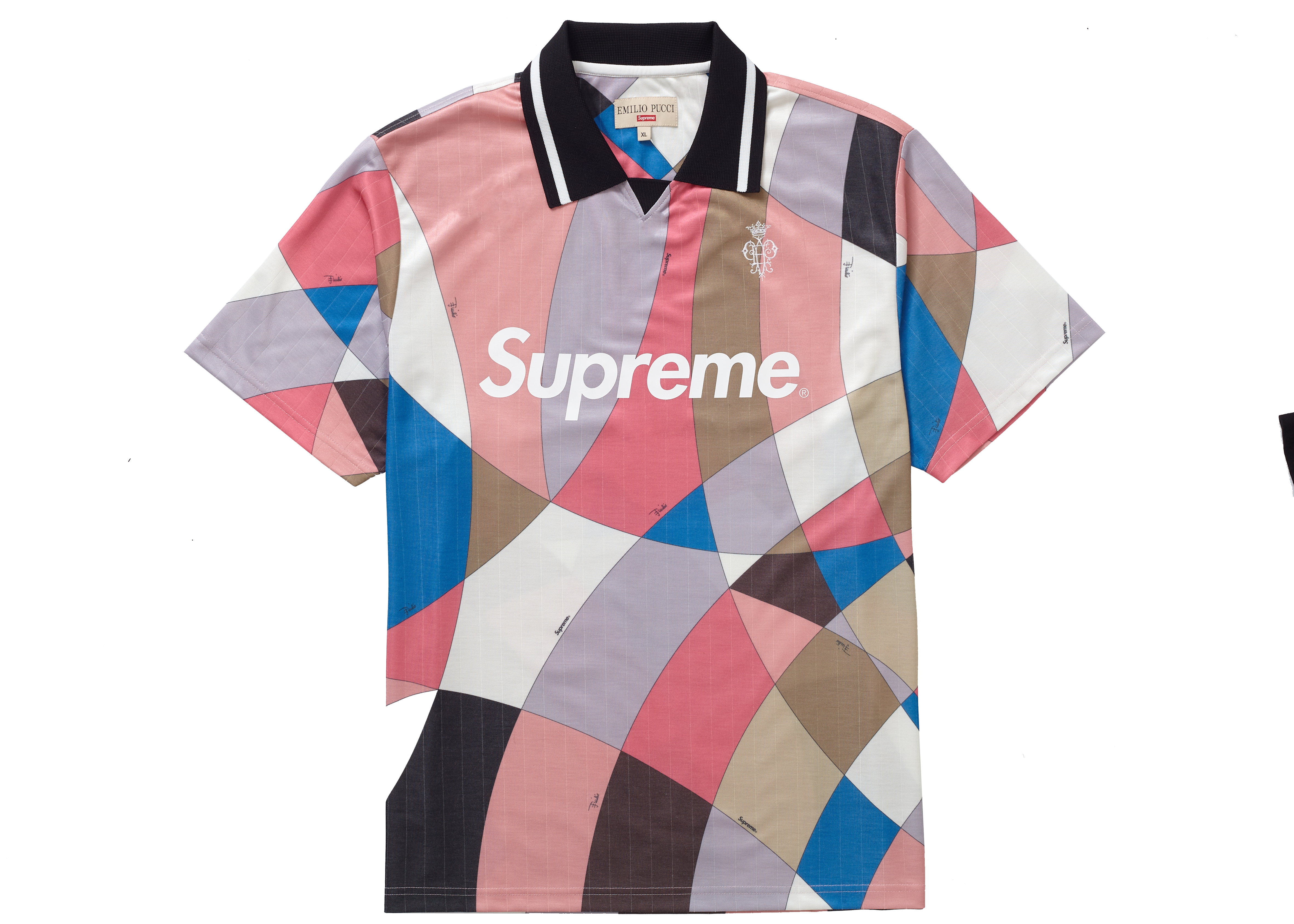Supreme Emilio Pucci Soccer Jersey Dusty Pink