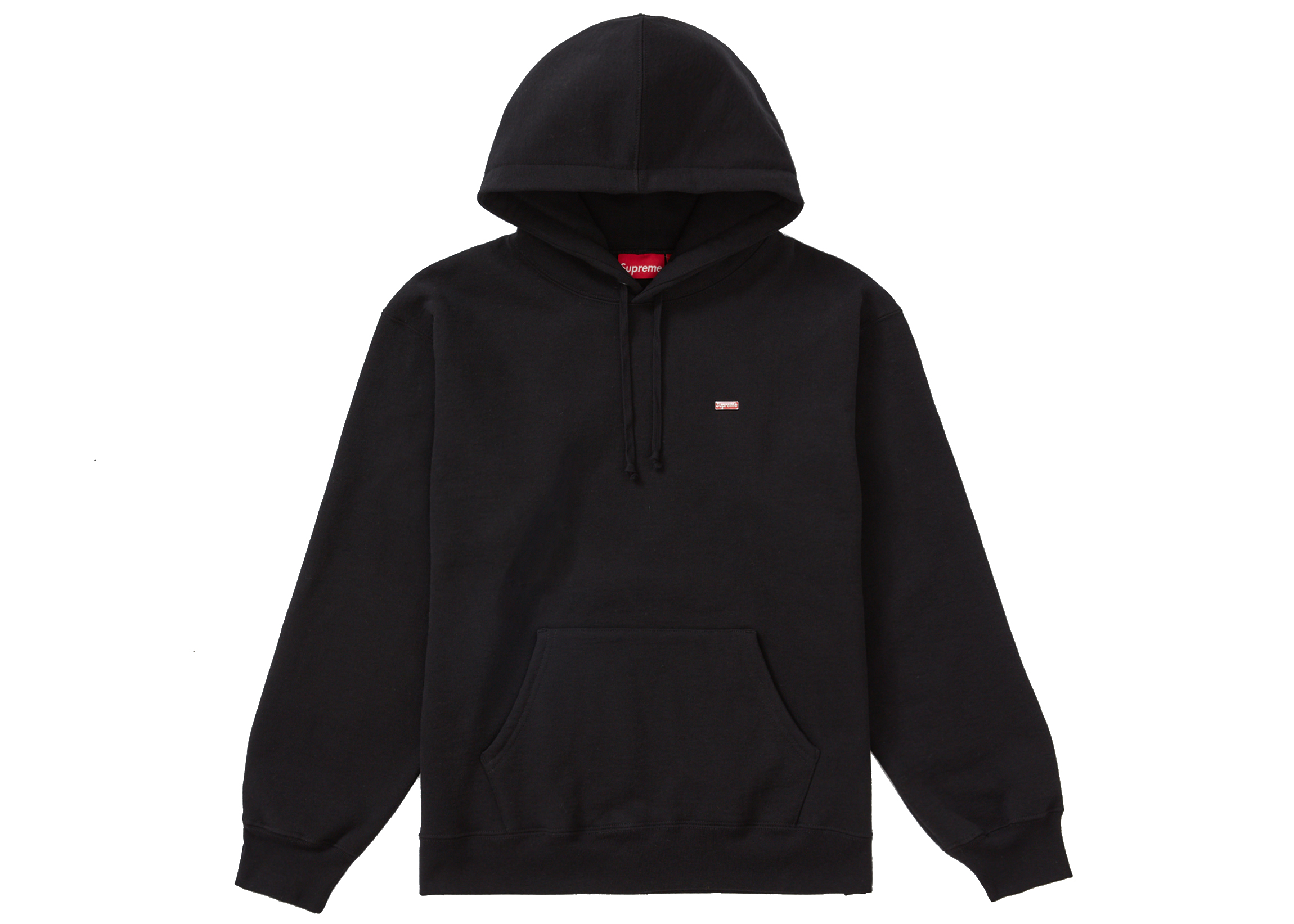 Supreme Enamel Small Box Hooded Sweatshirt Black