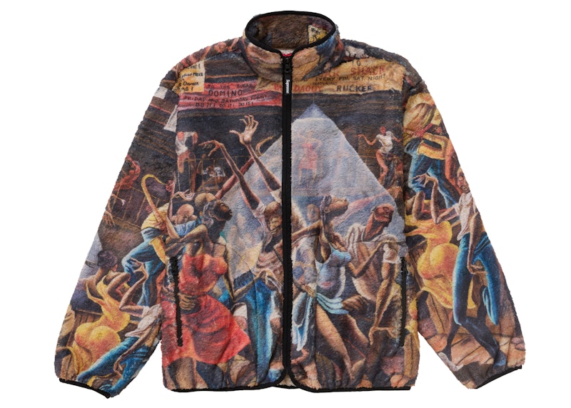 Supreme Ernie Barnes Fleece Jacket Multicolor Men's - SS25 - US