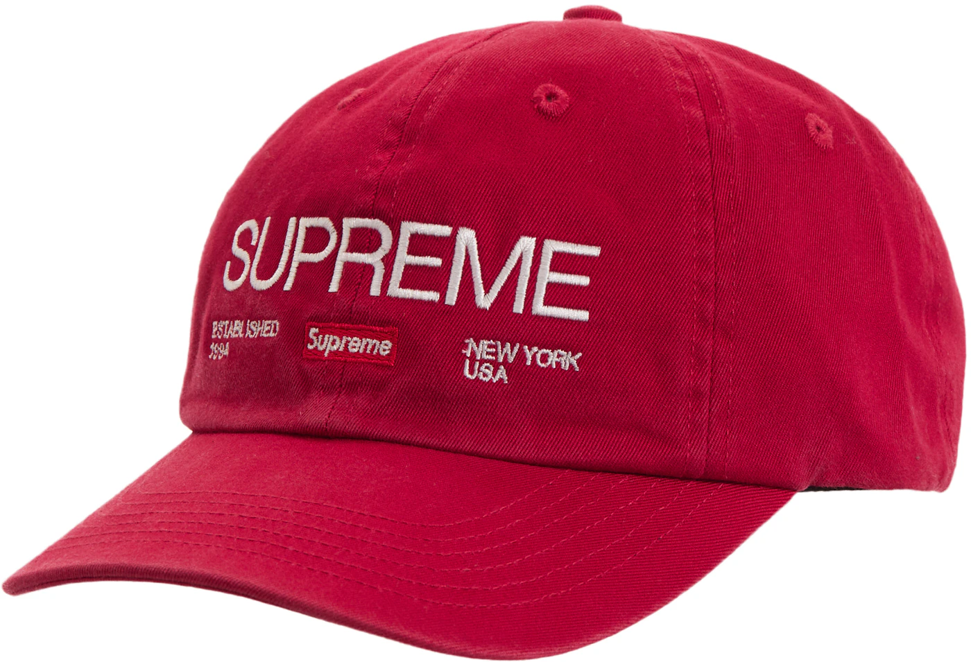 Supreme Wind Stopper Red 6 Panel Hat - (Week 11 Fall20 Unboxing