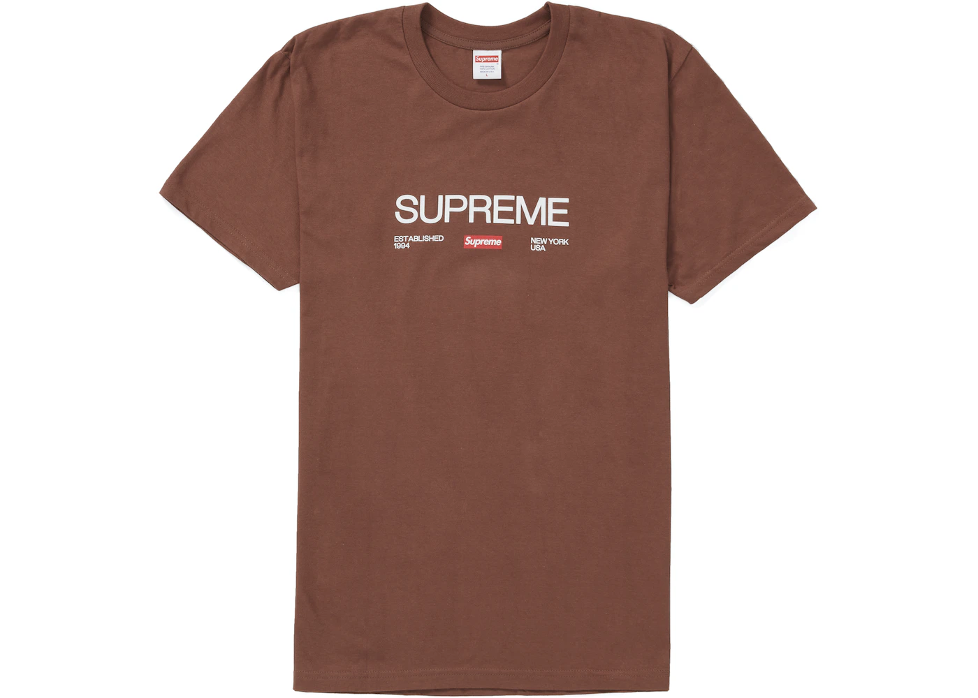 Supreme Est. 1994 Tee Brown - FW21